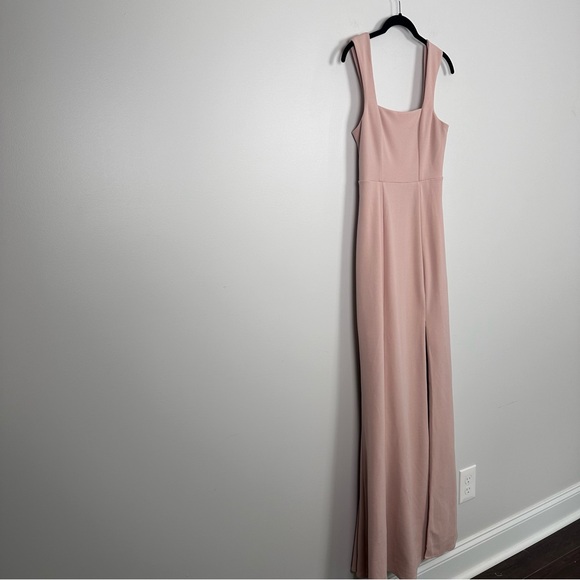 Show Me Your Mumu Paris Gown Bridesmaids Dress Dusty Blush Stretch Size Small - Picture 3 of 9